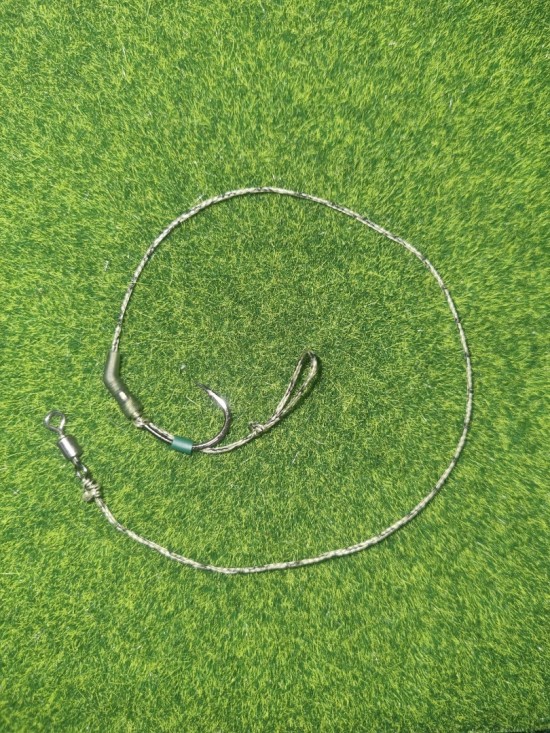 Hair rig - camouflage groen