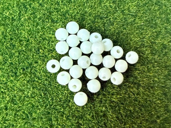 Glow in the dark kralen - 6 mm; 25 st