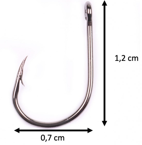 Vishaakjes - #5; 10 stuks